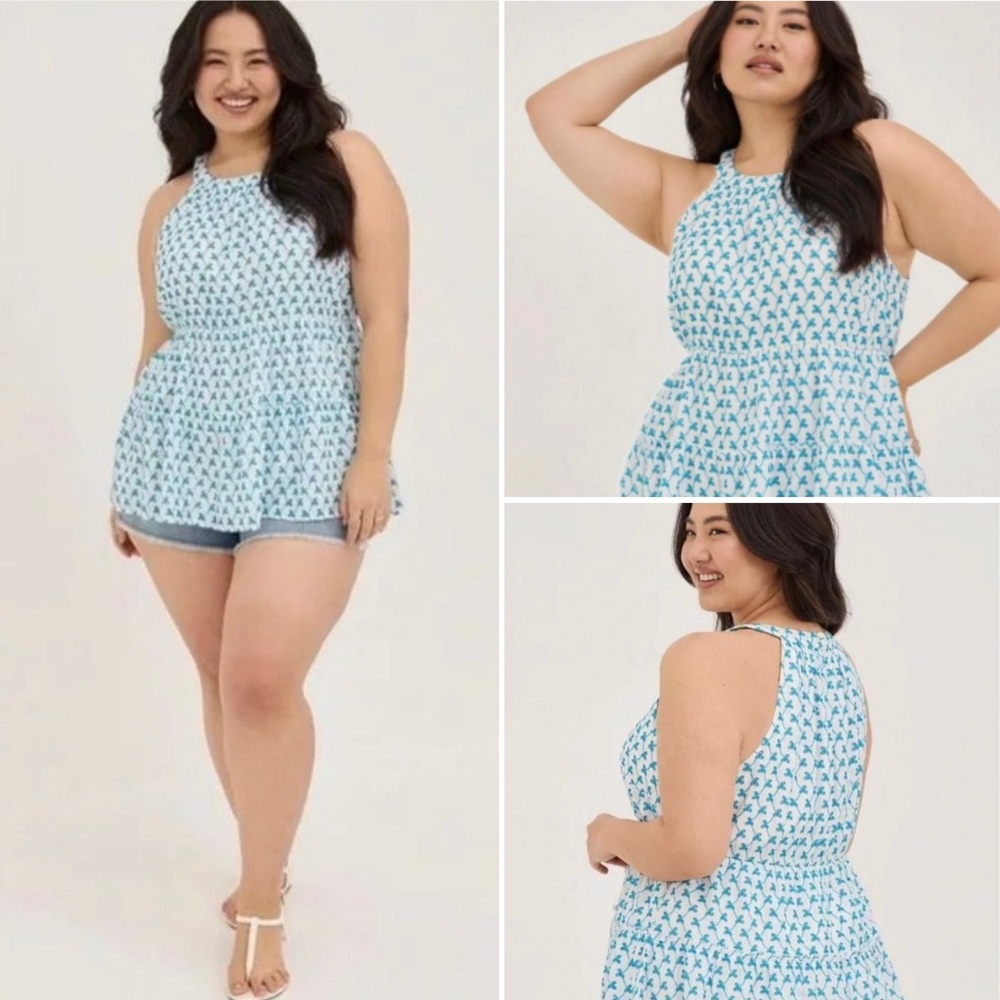 Torrid Eyelet Keyhole Back Tank - Picture 12 of 12